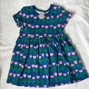 Hanna Andersson Floral Blue Dress